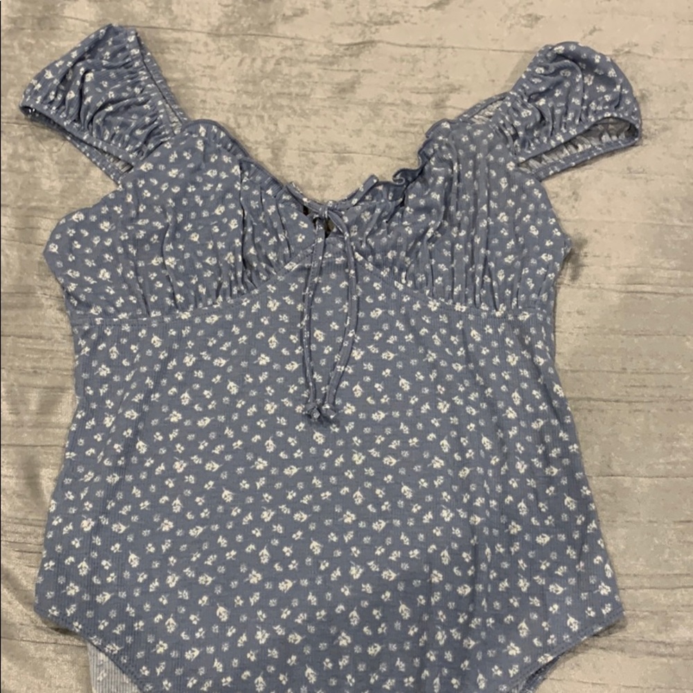 Floral body suit